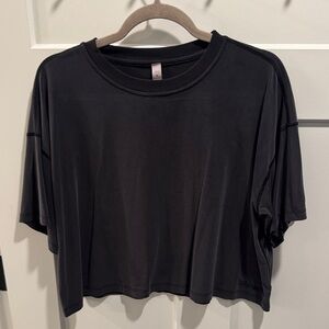 lululemon athletica Charcoal Crop Top